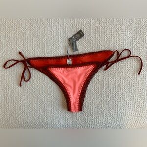 Crocheted reversible bikini bottom